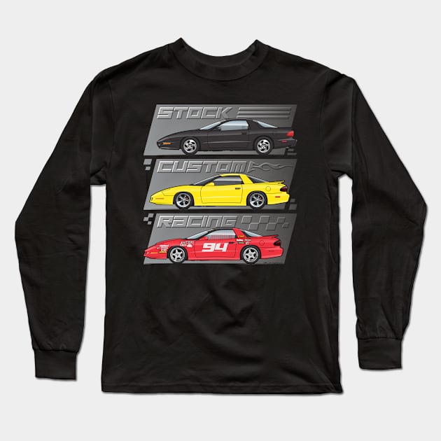 3 in 1 Long Sleeve T-Shirt by ArtOnWheels